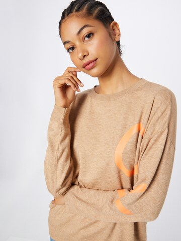 Key Largo Pullover 'WISH' in Beige