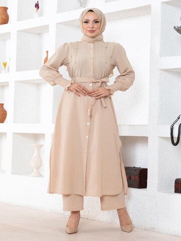 MODAMIHRAM Tunika‌ in Beige