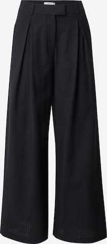 millane - Pantalón plisado en negro: frente