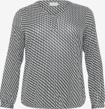 Camicia da donna 'Cami' di KAFFE CURVE in grigio: frontale
