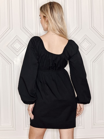 Ema Louise x ABOUT YOU Dress 'Ines' in Black