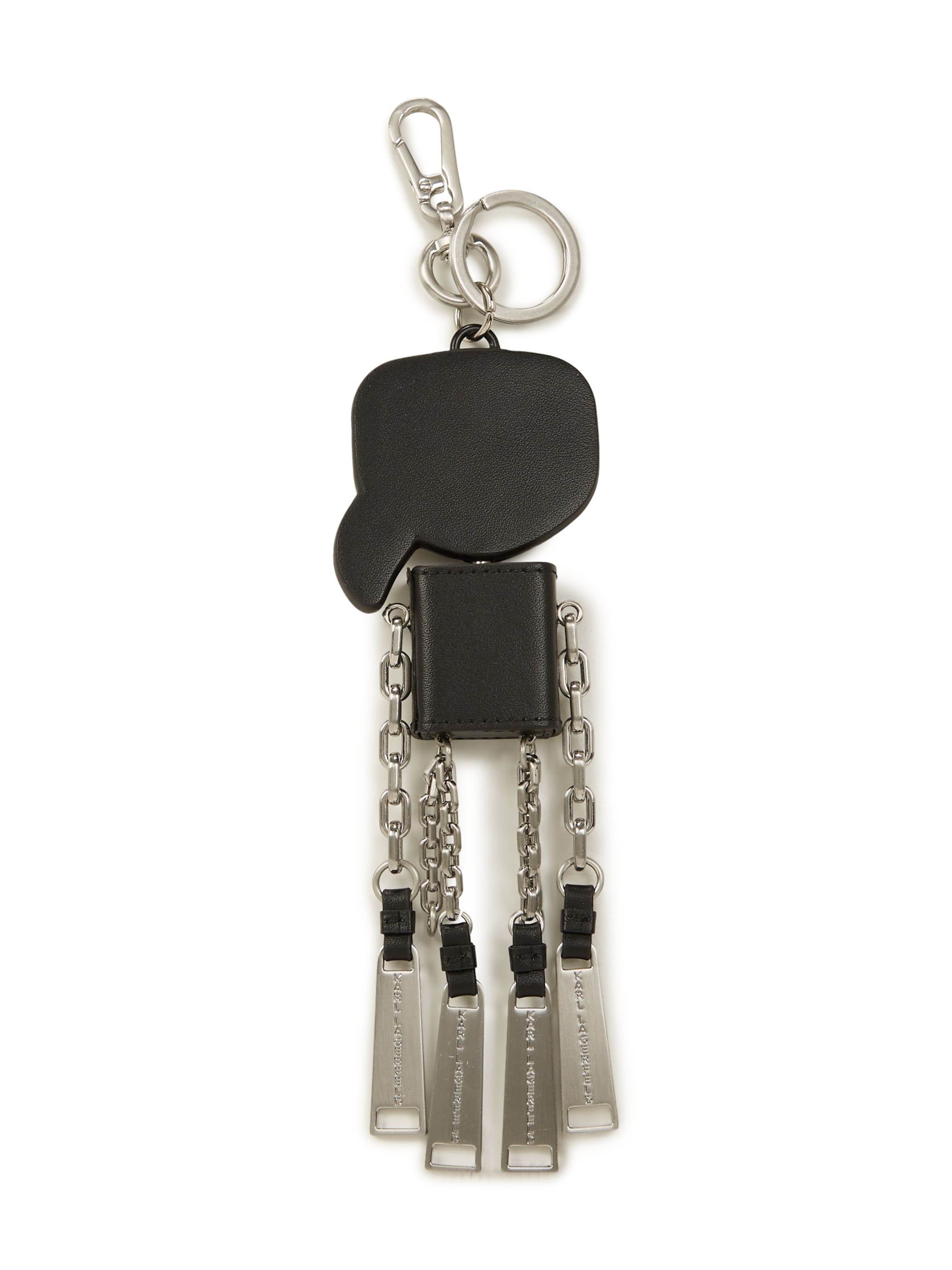 Karl Lagerfeld Key ring 'Ikon Karl' in Black