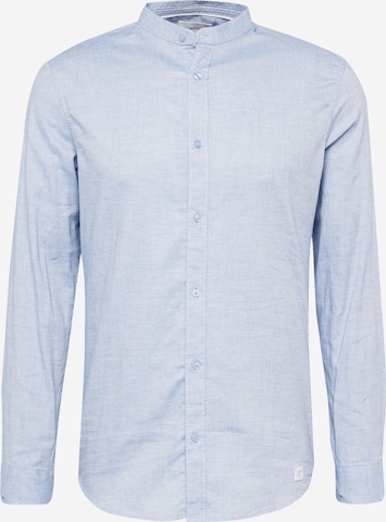 Coupe regular Chemise NOWADAYS en bleu : devant