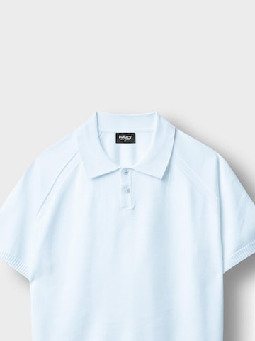 Burocs Shirt 'Fine Knit Polo' in Blue