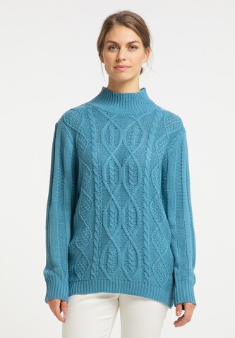 Pull-over Usha en bleu : devant