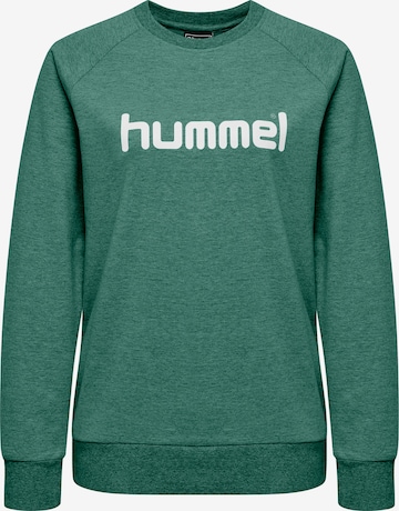 Hummel - Camiseta deportiva en verde: frente