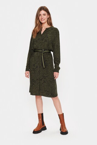 SAINT TROPEZ Shirt Dress 'PalaviSZ' in Green