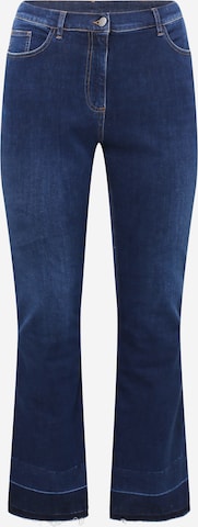 Persona by Marina Rinaldi Flared Jeans 'INES' in Blauw: voorkant