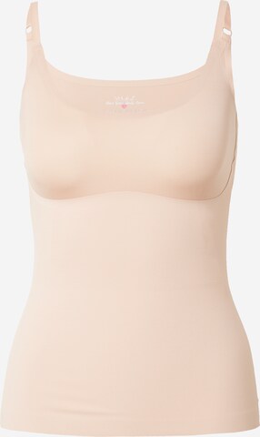 MAGIC Bodyfashion - Top moldeador en beige: frente