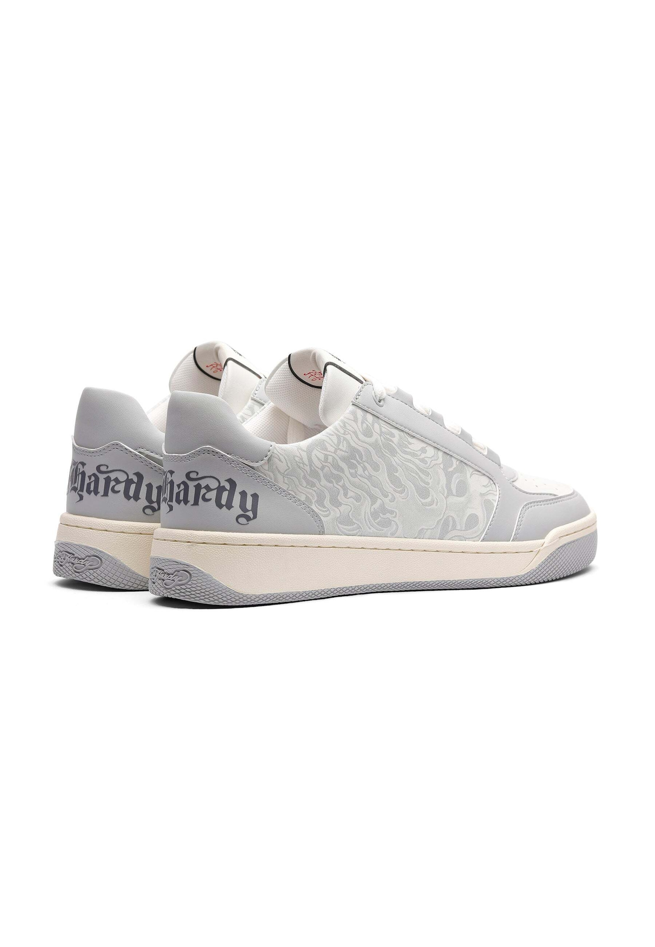 Ed Hardy Nízke tenisky 'Flammen' - Sivá