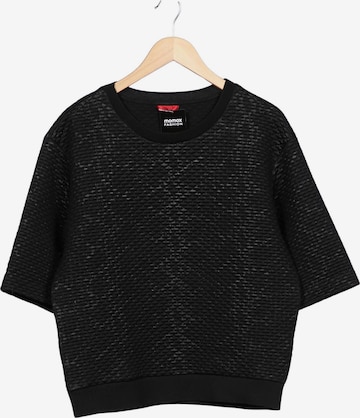 HUGO Sweatshirt & Zip-Up Hoodie in L in Black: front