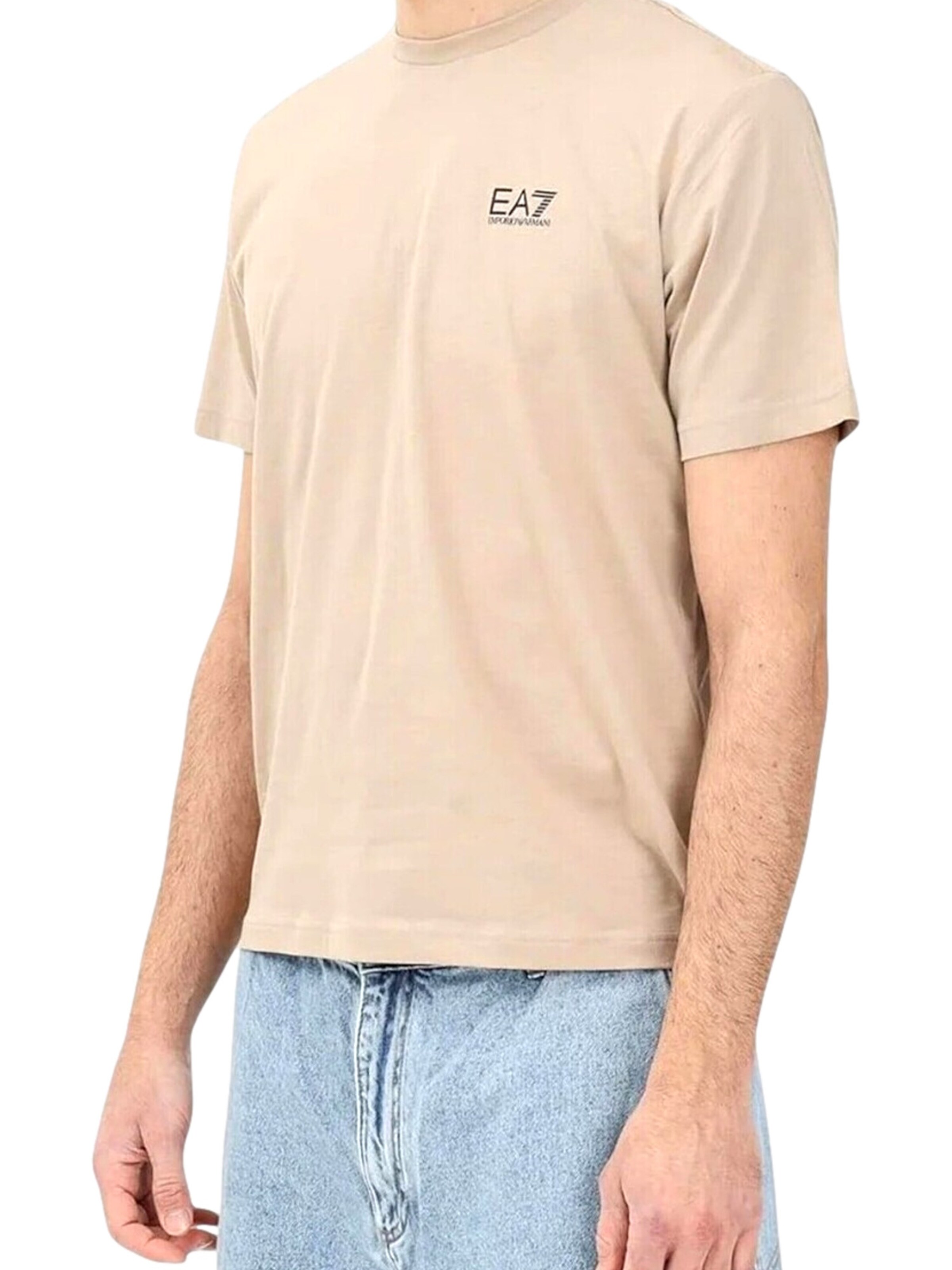 Maglietta 'Logo Series' di EA7 Emporio Armani in marrone