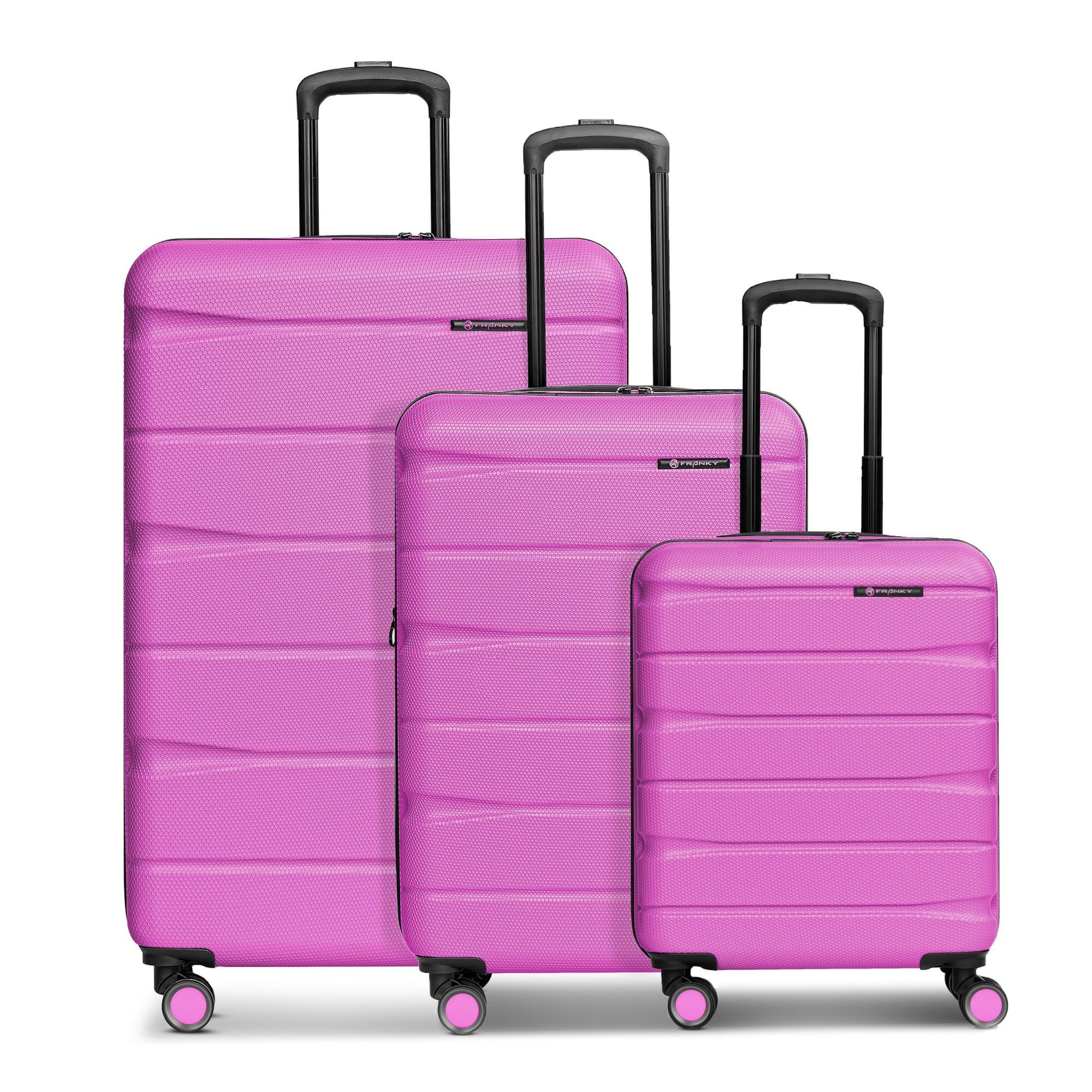 Franky Suitcase set 'Munich 4.0' in Pink: front