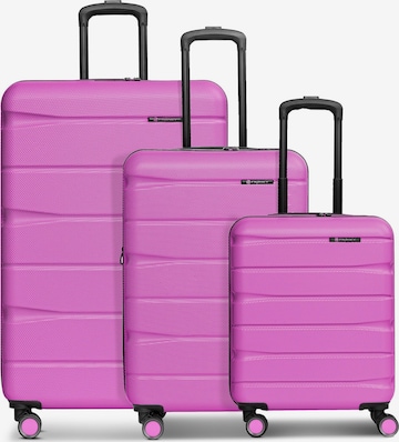 Ensemble de bagages 'Munich 4.0' Franky en rose : devant