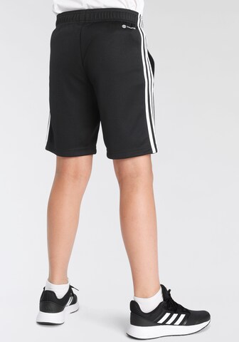 ADIDAS SPORTSWEAR Regular Workout Pants 'Designed To Move 3-Stripes' in Black