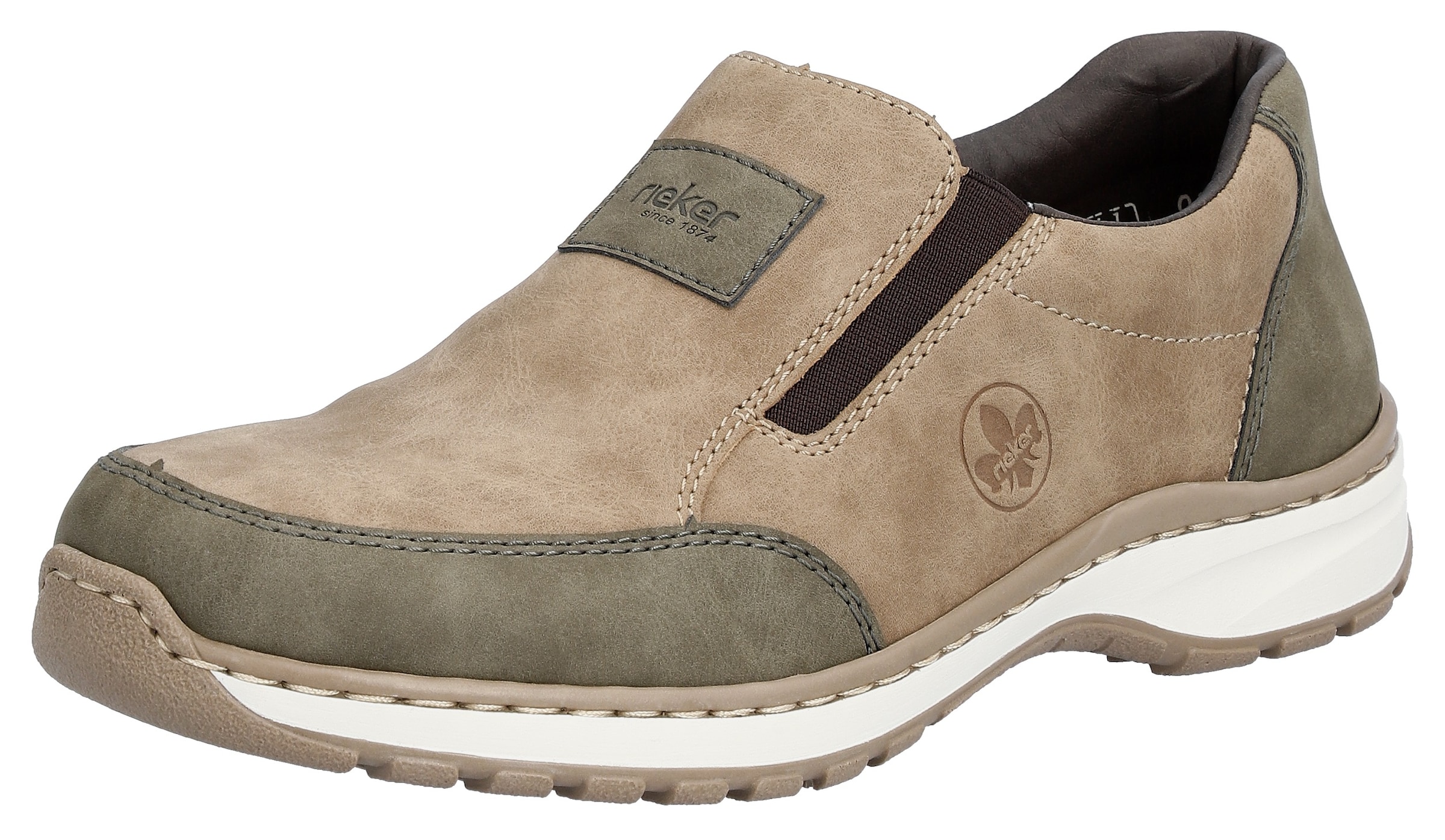 Rieker Slip On in Beige: Vorderseite