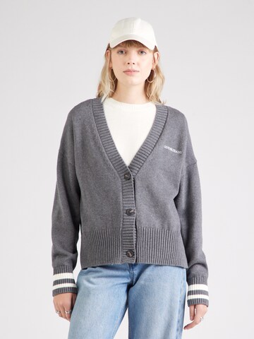 GUESS JEANS Knit Cardigan in Grey: front