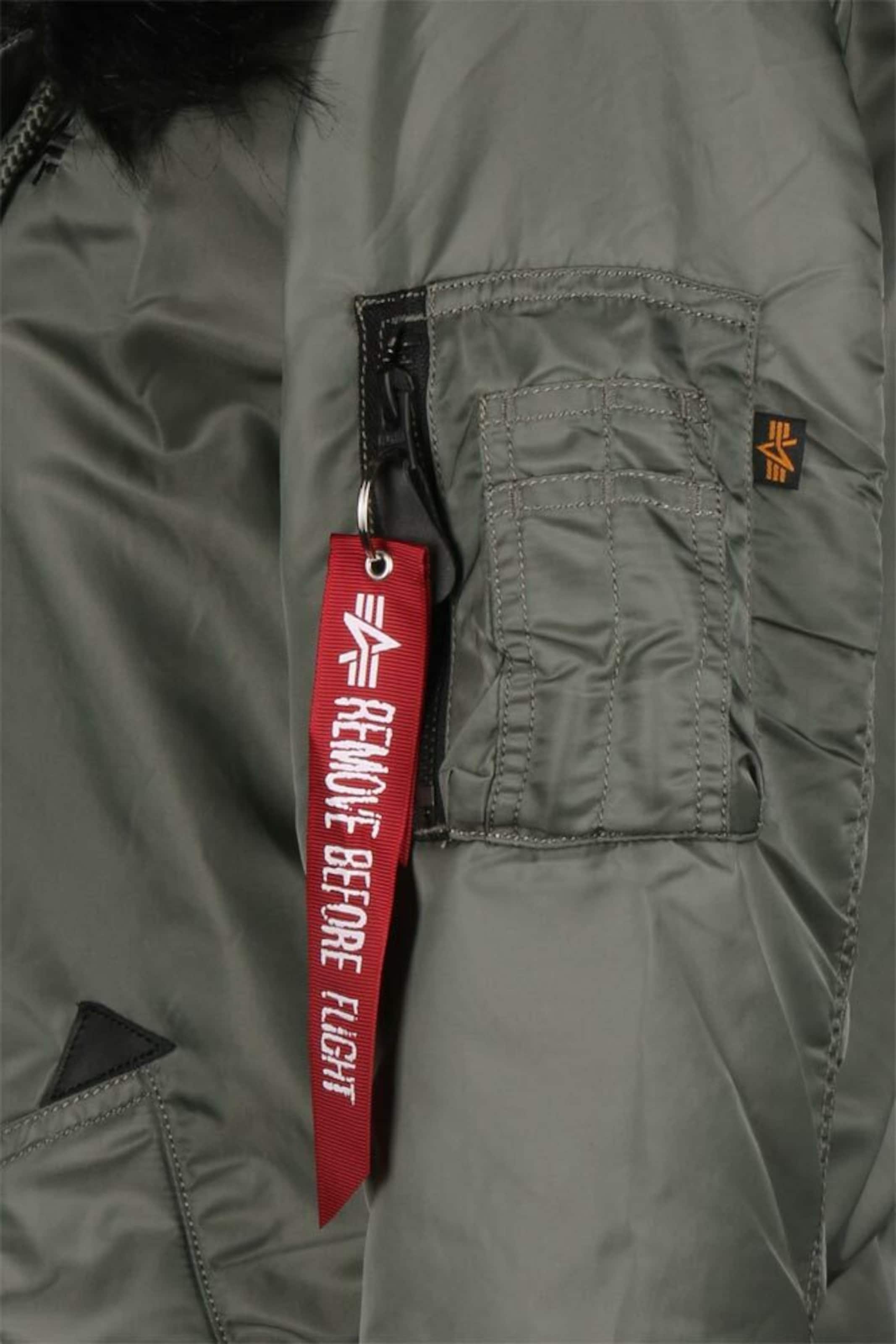 Parka invernale di ALPHA INDUSTRIES in verde