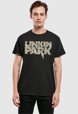 Coupe regular T-Shirt 'Linkin Park' Mister Tee en noir : devant