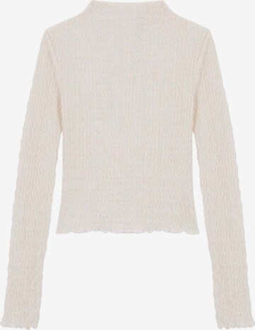 Coupe slim Pull-over Scalpers en beige : devant