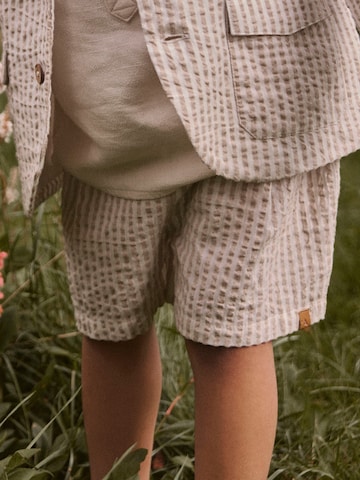 Lil'Atelier Regular Trousers in White