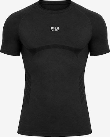 T-Shirt fonctionnel 'Varallo' Smilodox en noir : devant