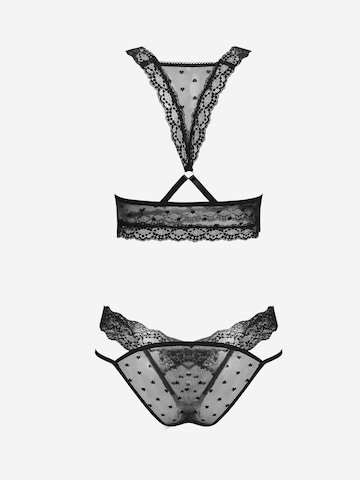 Cupshe Bralette Underwear Sets 'CAA11H5L008AA' in Black