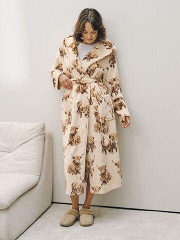 Accappatoio lungo di Next in beige: frontale