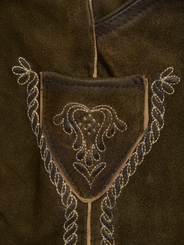 ruda MARJO Standartinis Kelnės su tradiciniais raštais 'Schorschi'