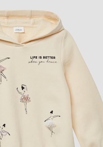 s.Oliver Sweatshirt in Beige