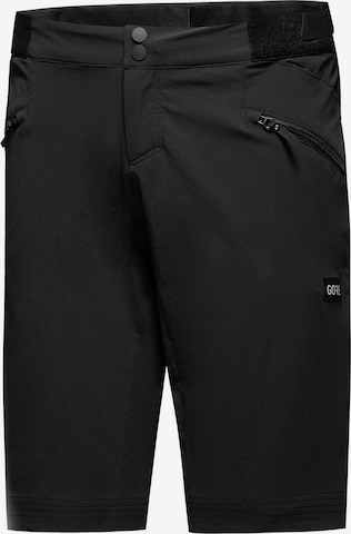 GORE WEAR Slim fit Workout Pants 'Fernflow' in Black