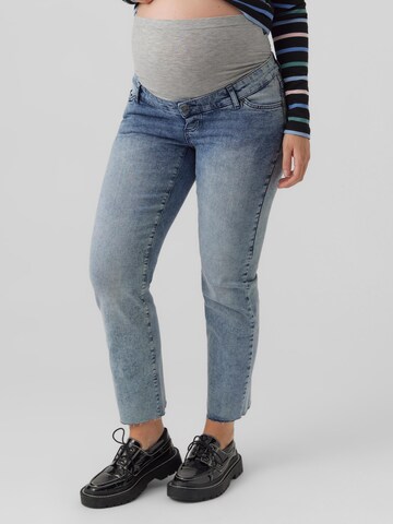 MAMALICIOUS Regular Jeans 'Vanna' in Blue: front