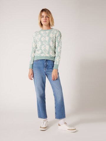 Pull-over 'Mflorette' NAF NAF en vert