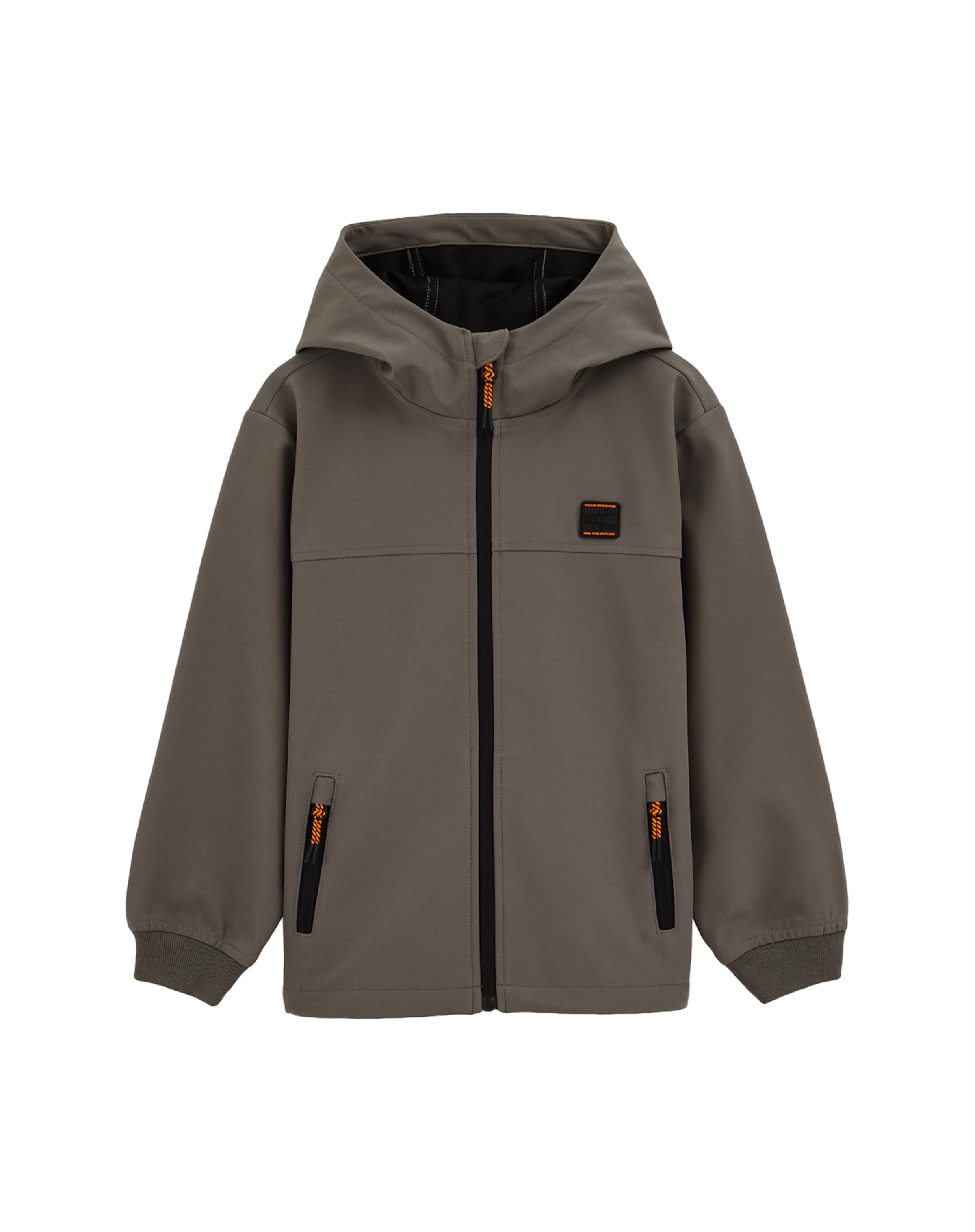 WE Fashion Prechodná bunda - Sivá: predná strana