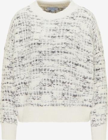 Pull-over usha BLUE LABEL en blanc : devant