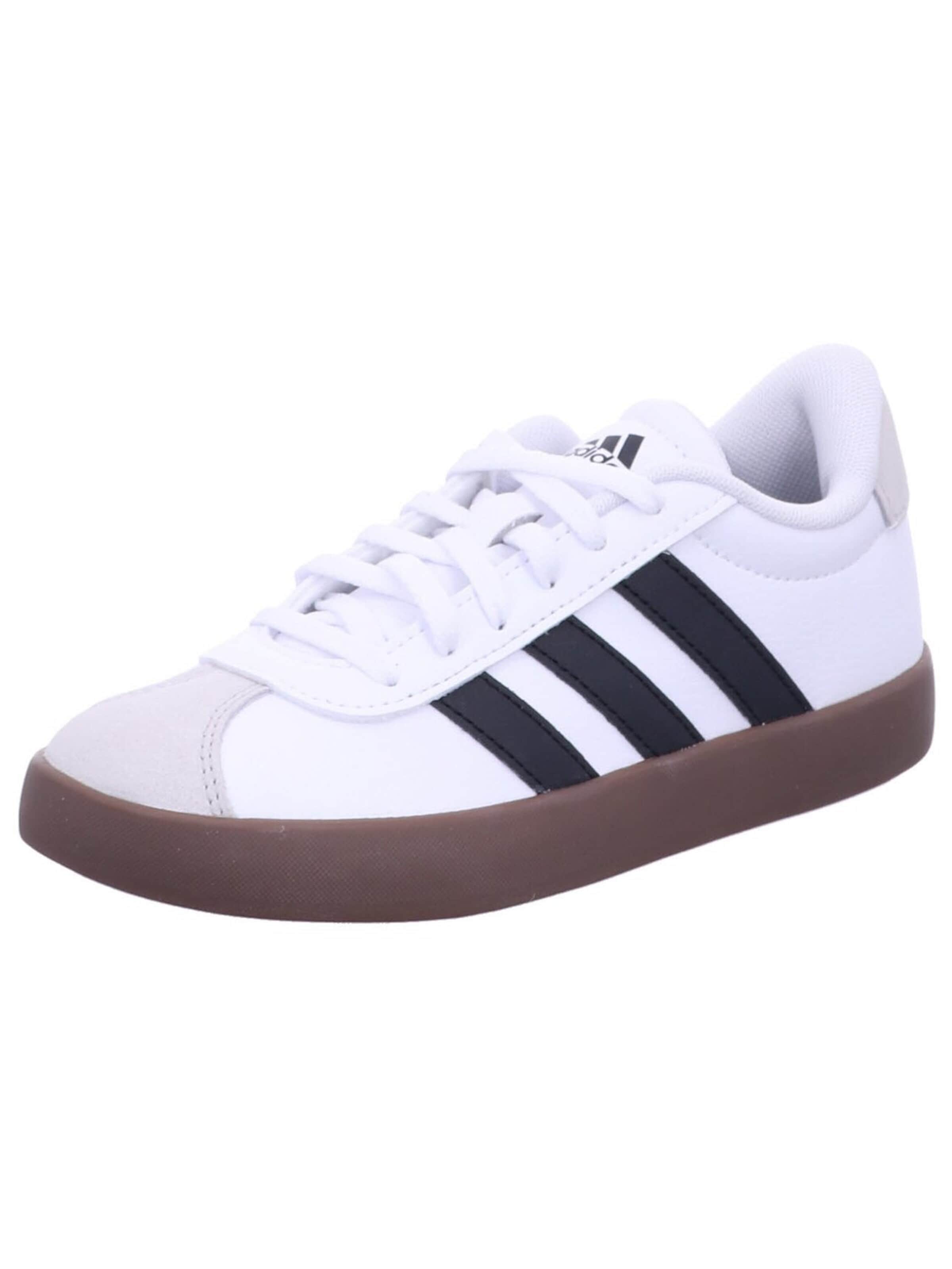 ADIDAS Trainers 'Sneaker Low Jungen ID9062 Kunststoff (Synthetik) in weiß' in White: front