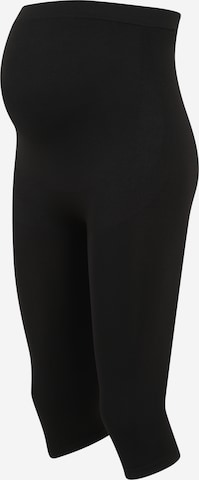 MAMALICIOUS Skinny Leggingsit 'MLTia Jeanie' värissä musta: etupuoli