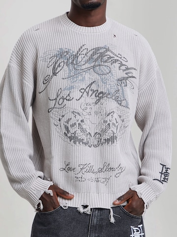 Ed Hardy Pullover in Grau