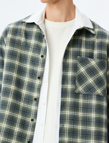 Koton Comfort fit Button Up Shirt in Green