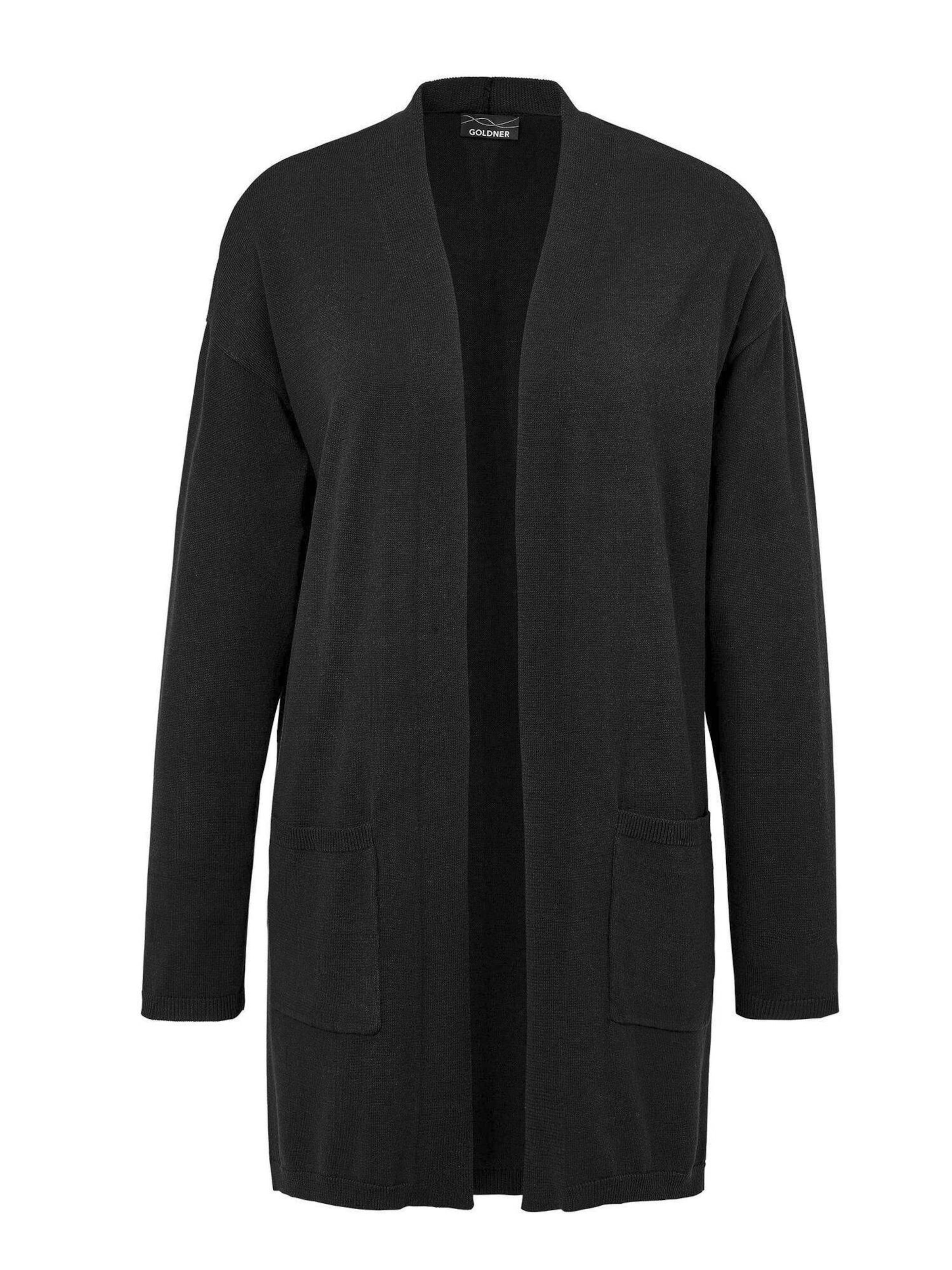 Cardigan Goldner en noir : devant