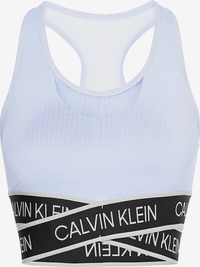 Calvin Klein Performance Sport-BH in hellblau / grau / schwarz / offwhite, Produktansicht