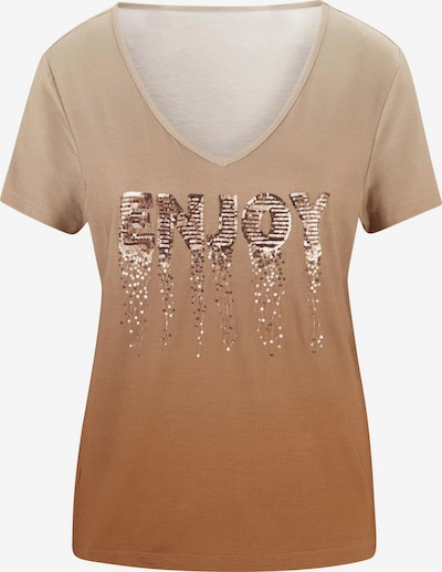 heine Shirts i brun / lysebrun, Produktvisning