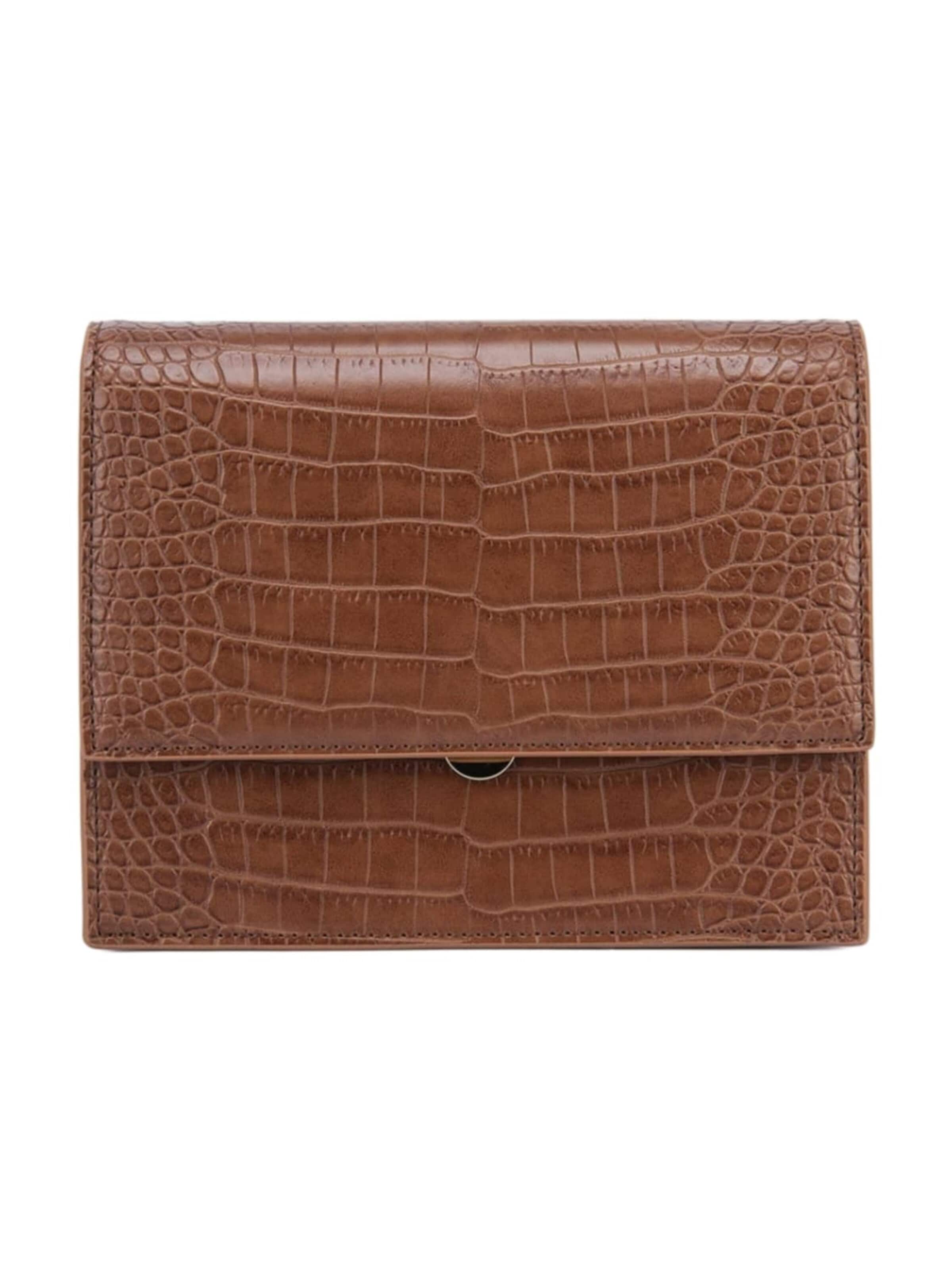 JW PEI Kabelka 'JW PEI Sac Bandoulière Mini Flap Brown Croc', veľkosť One Size - hnedá, Produkt