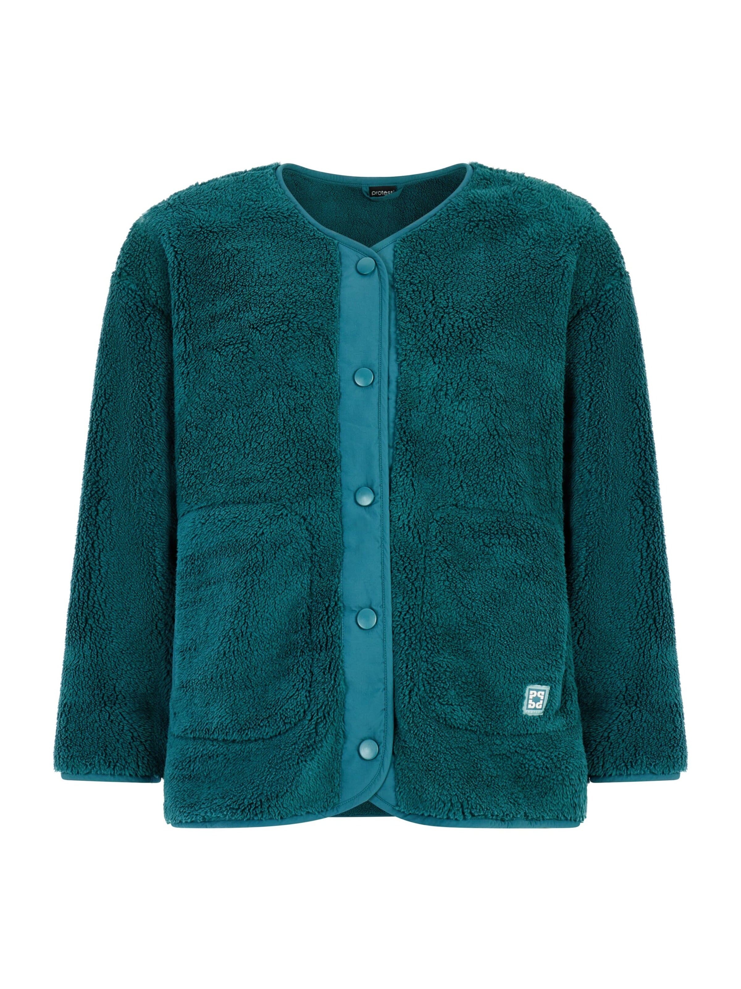 PROTEST Fleece jacket 'PRTEdith' in Blue: front