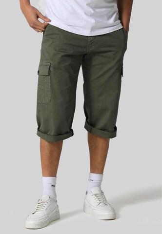 Regular Pantalon cargo 'Hykeham' 883Police en vert : devant