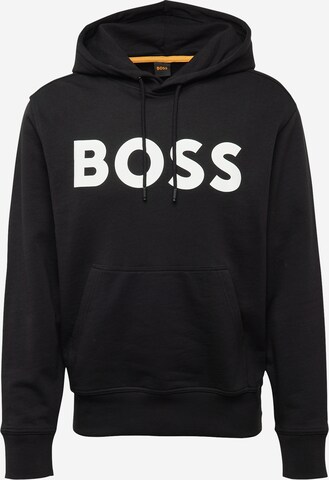 BOSS Sweatshirt in Schwarz: predná strana