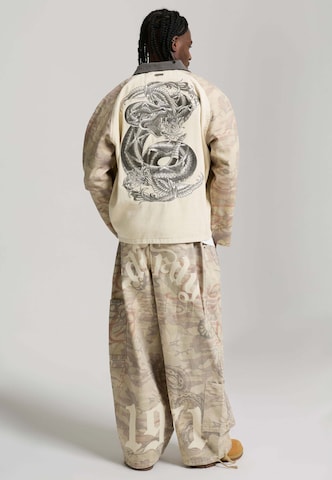 Ed Hardy - Chaqueta de entretiempo 'Snake' en beige