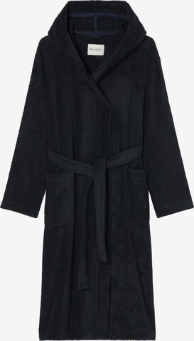 Marc O'Polo Long Bathrobe in Blue: front