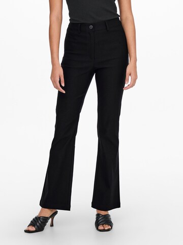 JDY Flared Pants 'Lola' in Black: front