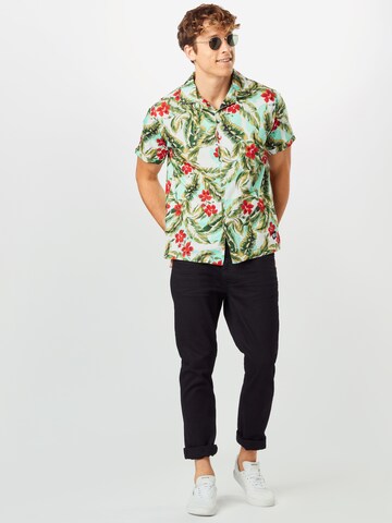 Superdry Regular fit Overhemd 'Hawaiian' in Groen